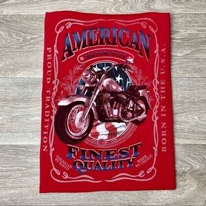 Red Anvil Motorcycle Born in USA Shirt